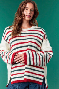 Striped Oversized Sweater