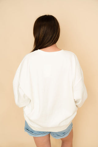 USA Patchwork Sweatshirt - Wild Lavender Boutique