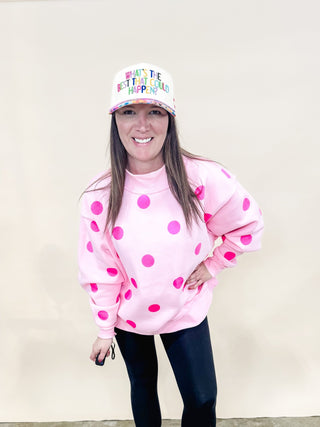 What's The Best That Could Happen Trucker Hat - Wild Lavender Boutique