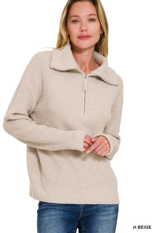 Ellie Half Zip Sweater