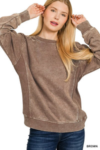 Karen Acid Washed Fleece